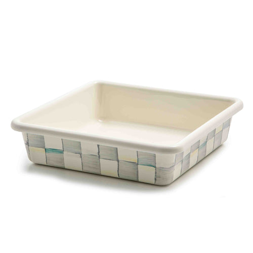 Sterling Check Enamel Baking Pan - 8