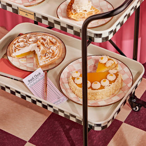 Rosy Check Serving Platter