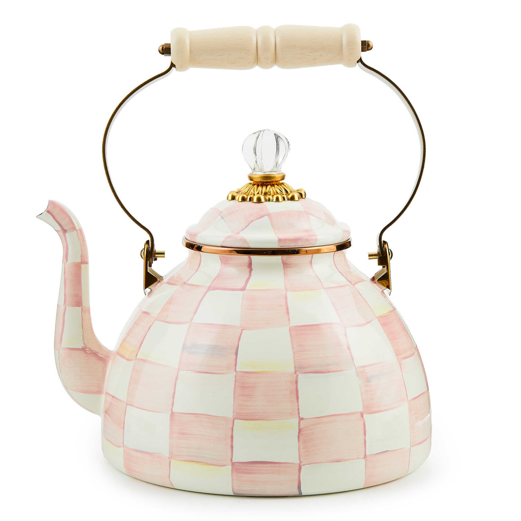 Rosy Check 3 Quart Tea Kettle