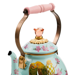 Parakeet Party 2 Quart Tea Kettle