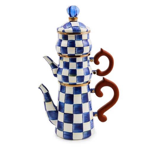 Royal Check Stackable Coffee Set