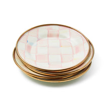 Cargar imagen en el visor de la galería, Rosy Check Appetizer Plates, Set of 4