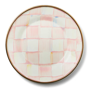 Rosy Check Appetizer Plates, Set of 4