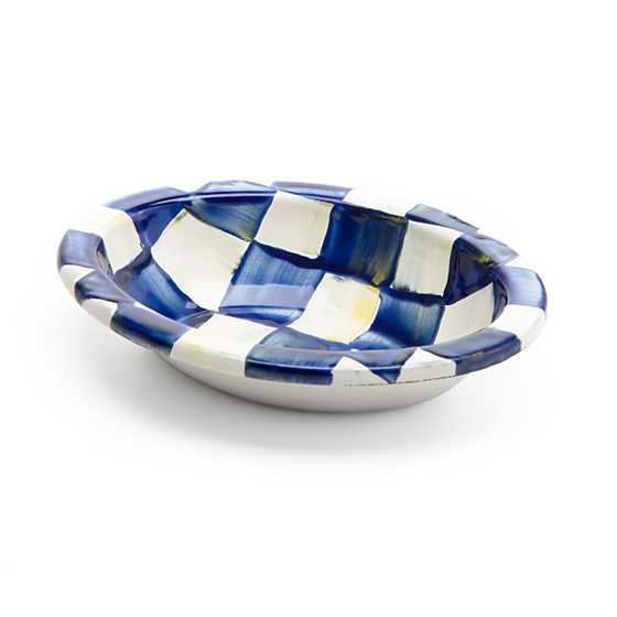 Royal Check Enamel Soap Dish